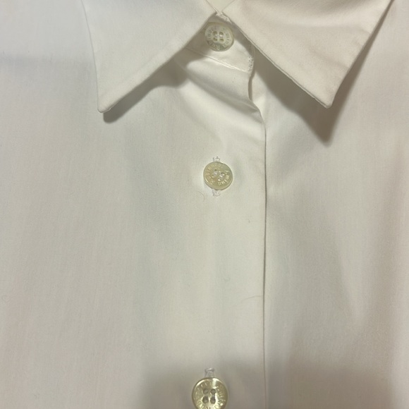 Amina Rubinacci White Blouse Size S/30 - Picture 7 of 12